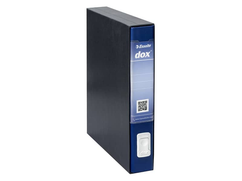 Registratore a leva DOX4 Commerciale 28,5x31,5 cm - dorso 5 cm blu - D26404