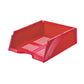 Vaschette portacorrispondenza Esselte TRANSIT JUMBO polistirene rosso 26,8x33,8x11,5 cm - 15618