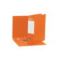 Registratore con custodia Esselte G85 Oxford protocollo 29,5x35 cm - dorso 8 cm arancione - 390785200