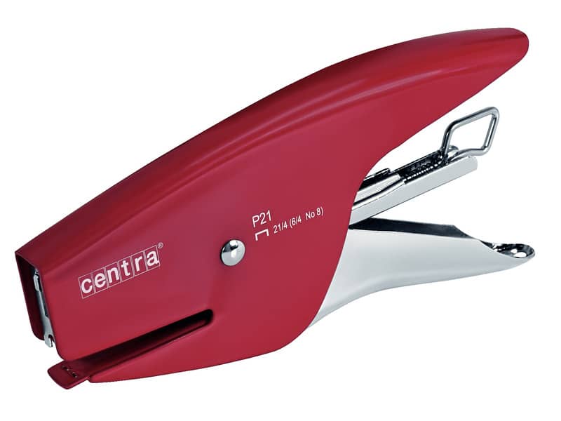 Cucitrice a pinza CENTRA P21 - 15 fogli rosso 626153