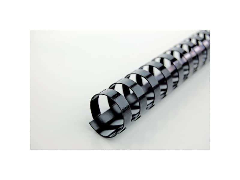 Dorsi plastici a 21 anelli GBC CombBind 51 mm A4 nero - fino a 450 fogli conf da 50 dorsi - 4028187