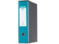 Registratore con custodia Esselte G55 Eurofile protocollo dorso 8 cm cartone rivestito in PP turchese - 390755800