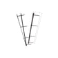 Pettini per rilegatura GBC VeloBind con 4 denti 45 mm a4 nero conf da 25 pettini - A9741635