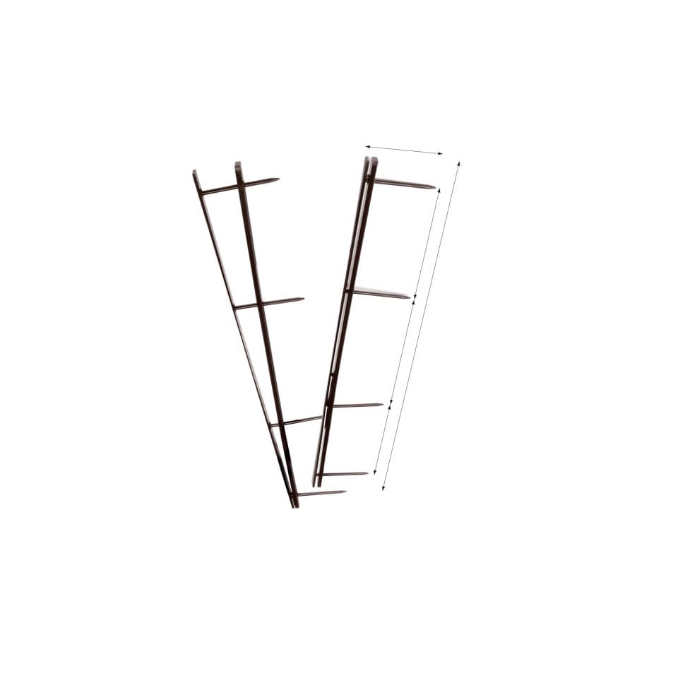 Pettini per rilegatura GBC VeloBind con 4 denti 45 mm a4 nero conf da 25 pettini - A9741635