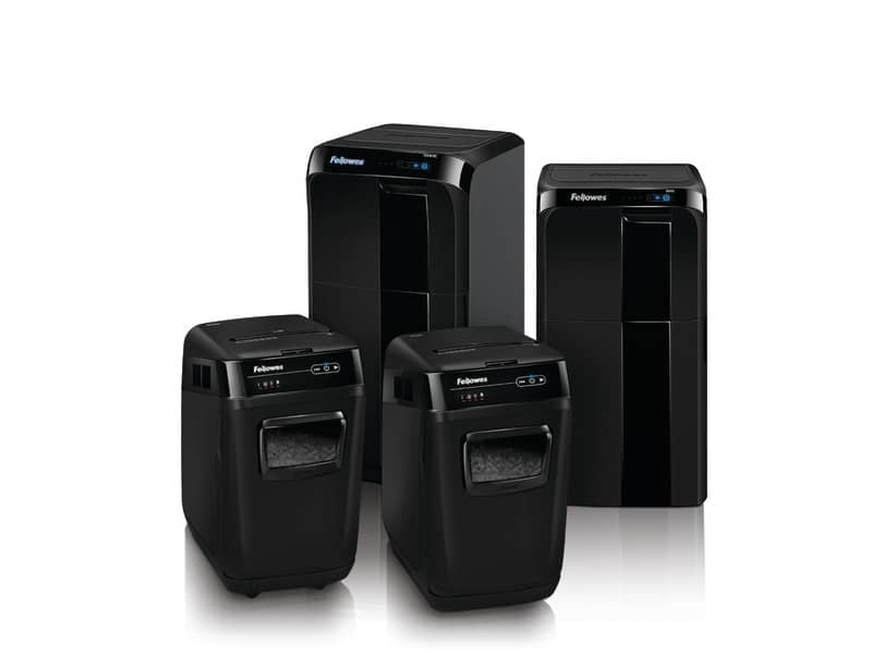 Distruggidocumenti FELLOWES AutoMax™ 130C P-4 32 L - taglio a frammenti 4x38 mm nero - 4680102