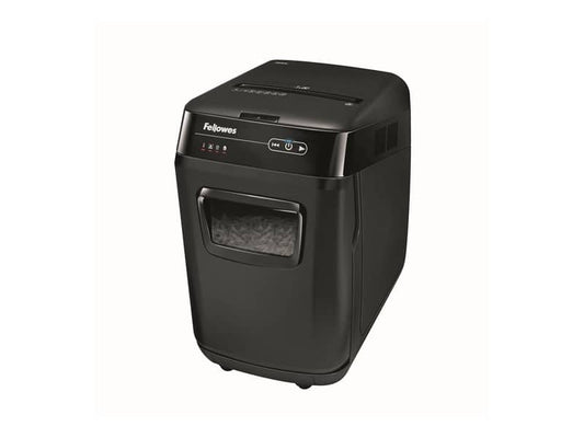 Distruggidocumenti FELLOWES AutoMax™ 130C P-4 32 L - taglio a frammenti 4x38 mm nero - 4680102