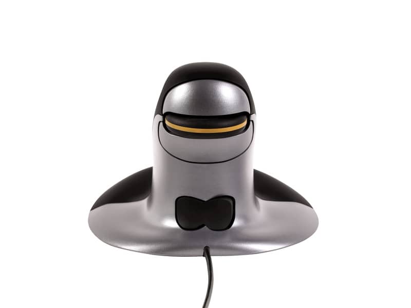 Mouse verticale FELLOWES Penguin® con filo grigio/nero piccolo 9894801