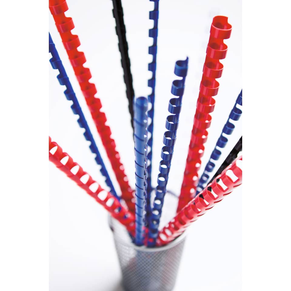 Dorsi plastici FELLOWES bianco ad anello ovale 32 mm - 241-280 fogli conf.50 - 5349002