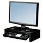 Supporto FELLOWES Monitor Designer Suites plastica nero altezza regolabile 11/13/15cm - 8038101