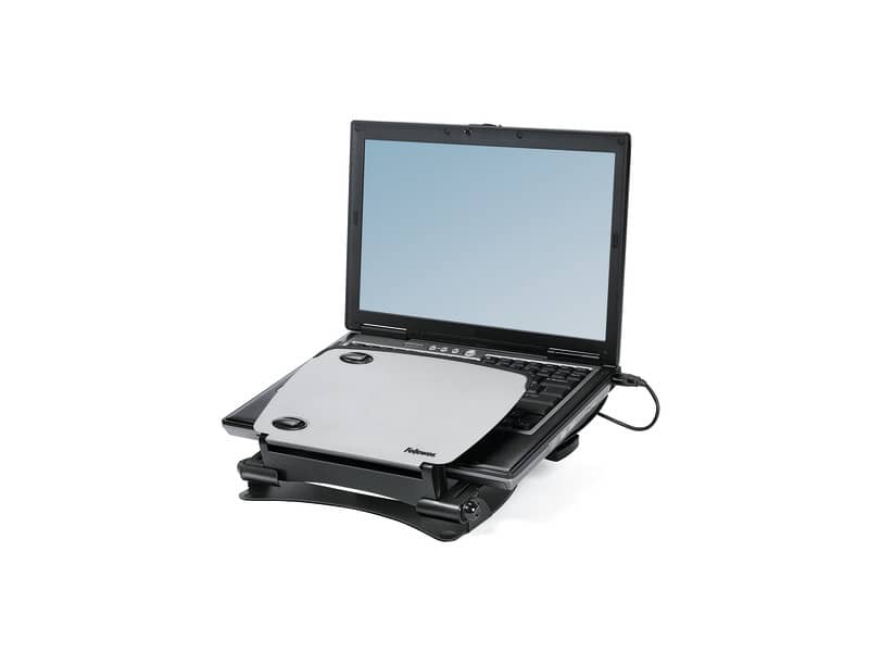Supporto FELLOWES notebook Professional Series™ plastica e metallo nero/silver 8024602