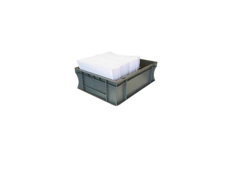 Contenitore per movimentazione in PPL Viso 30x40x12 cm fino a 15 kg grigio E4312/21