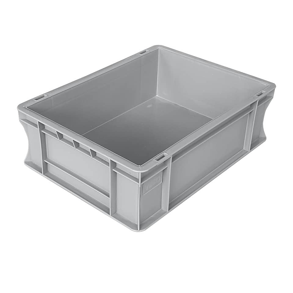 Contenitore per movimentazione in PPL Viso 30x40x12 cm fino a 15 kg grigio E4312/21
