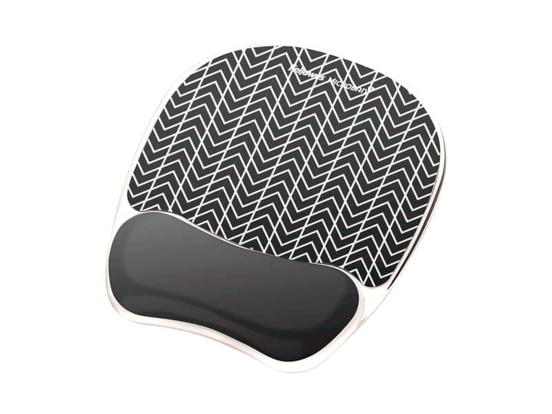 Tappetino mouse con poggiapolsi FELLOWES Photo Gel disegno pneumatico 9653401