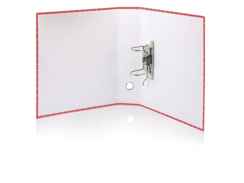 Registratore protocollo con custodia BREFIOCART New Color 35x28,5 cm dorso 8 cm rosso - 0201180.RO