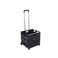 Cassetta pieghevole portatile Viso 42x40x38 cm nero TROLLEYGP