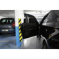 Protezione segnaletica in gomma Viso 100 cm x Ø 10 cm nero/giallo PU10025