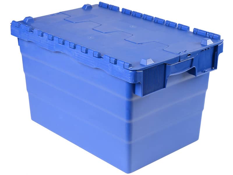 Cassa impilabile in PPL 50 L Viso 600x400x365 mm blu - 64 L DSW5539