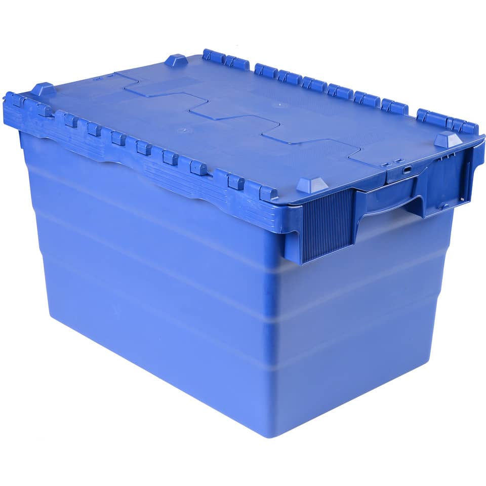 Cassa impilabile in PPL 50 L Viso 600x400x365 mm blu - 64 L DSW5539