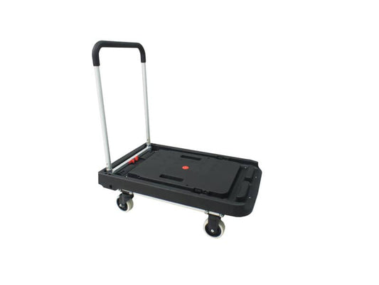 Carrello pieghevole Viso 80x52x87 cm nero - portata 200 kg - alluminio e plastica - RMP900