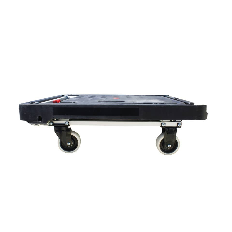 Carrello pieghevole Viso 80x52x87 cm nero - portata 200 kg - alluminio e plastica - RMP900