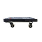 Carrello pieghevole Viso 80x52x87 cm nero - portata 200 kg - alluminio e plastica - RMP900