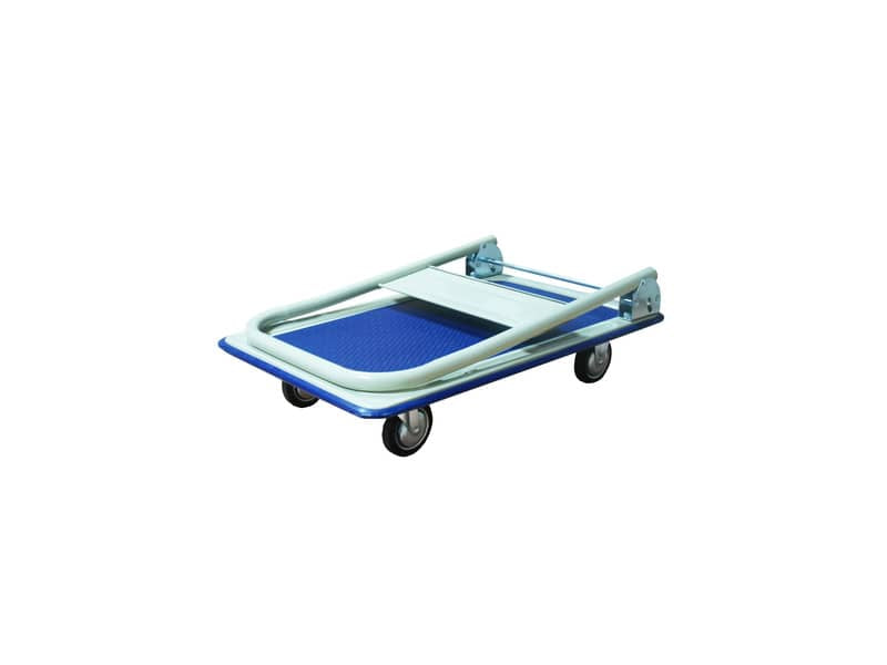 Carrello in metallo con maniglia pieghevole Viso 73x47,5x83 cm blu portata 150 kg - RMC740