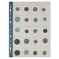 Buste trasp. a foratura universale FAVORIT Porta monete top formato tasca 5x5,5 cm  conf. da 10 - 100500066