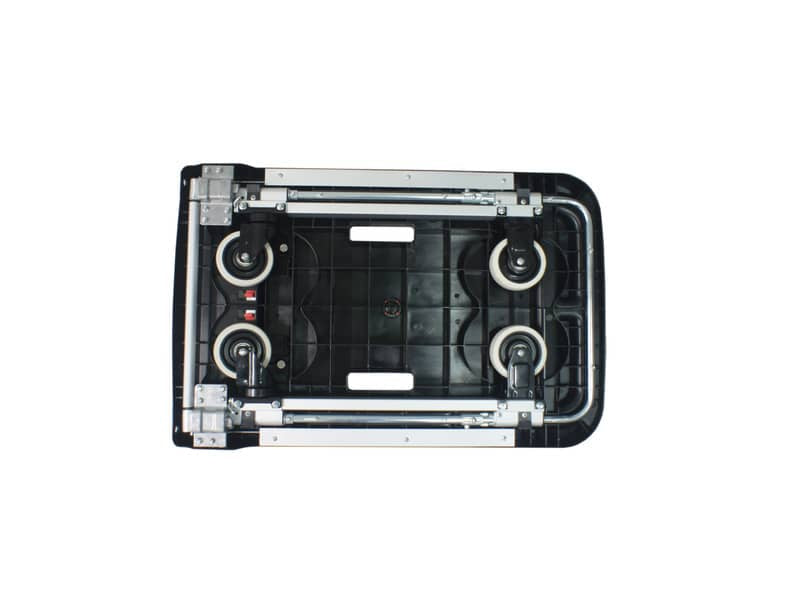Carrello pieghevole Viso 80x52x87 cm nero - portata 200 kg - alluminio e plastica - RMP900