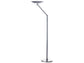 Lampada a terra a led UNILUX Varialux articolata grigio metallizzato 400090471