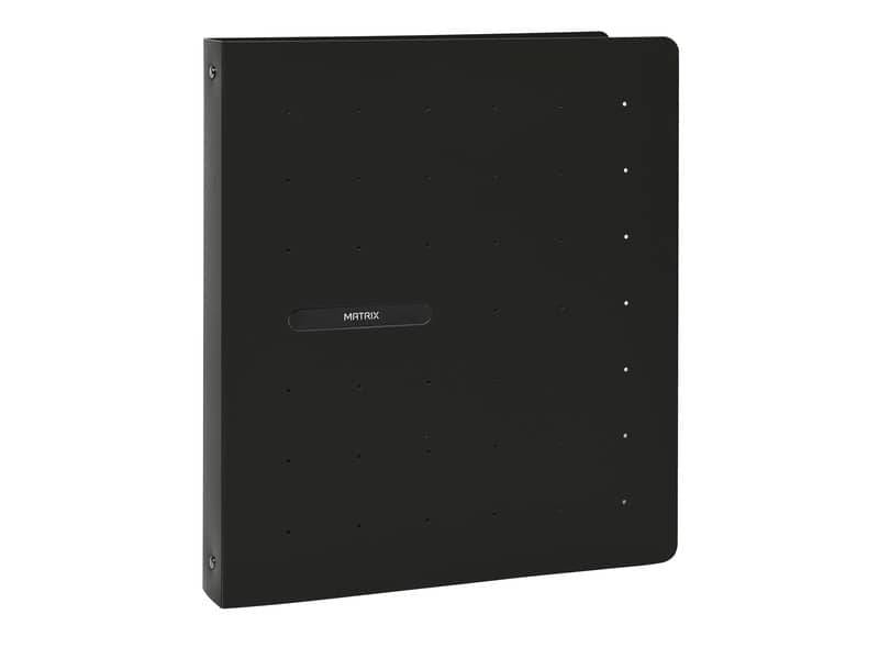Raccoglitore FAVORIT Matrix 22x30 cm 4 anelli tondi Ø 30 mm nero 400113811