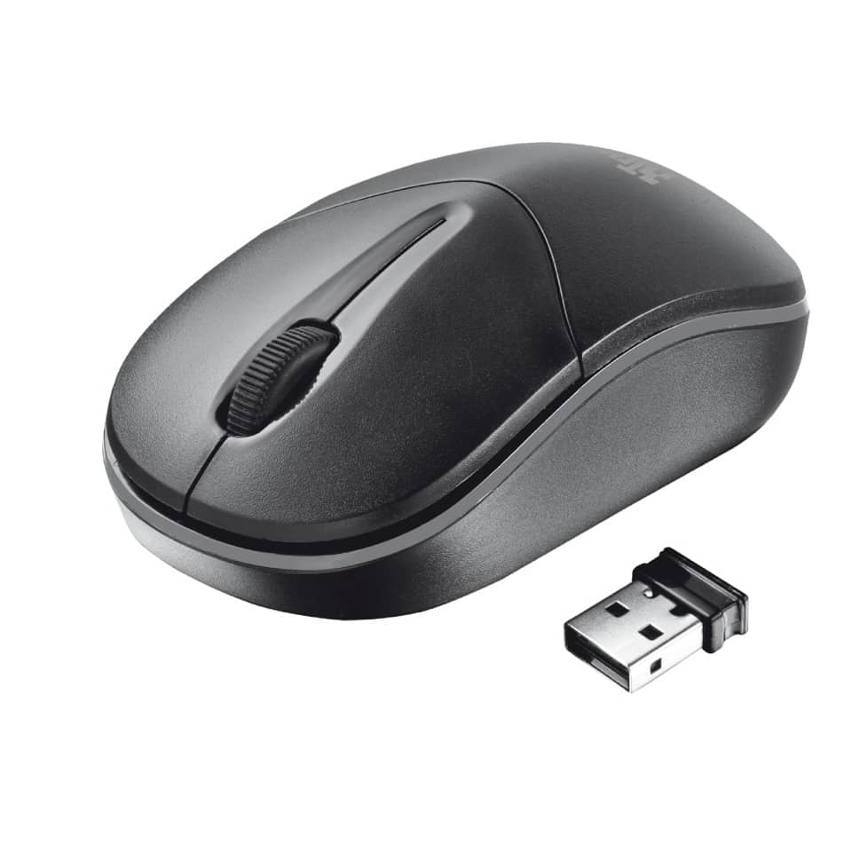 Set tastiera e mouse wireless TRUST Nola nero 18772