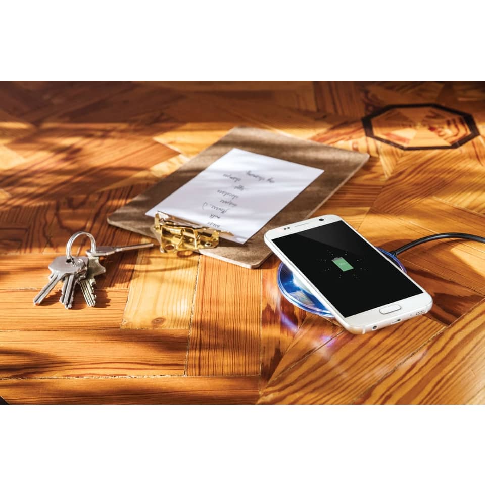Caricabatterie wireless per smartphone TRUST Yudo nero 21310