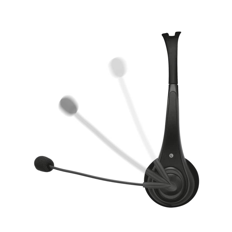 Cuffie stereo con microfono per PC TRUST inSonic nero 21664