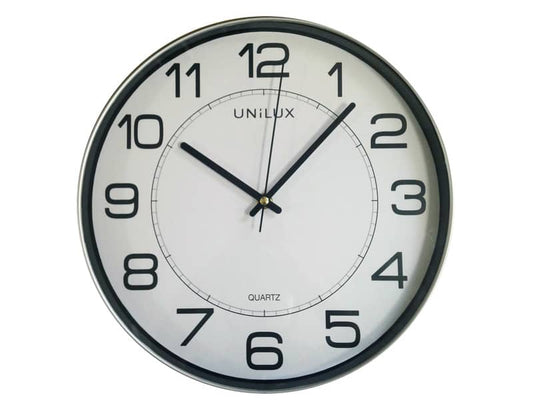 Orologio da parete magnetico al quarzo UNILUX Magnet Ø 30,5 cm grigio metallizzato - 400094406