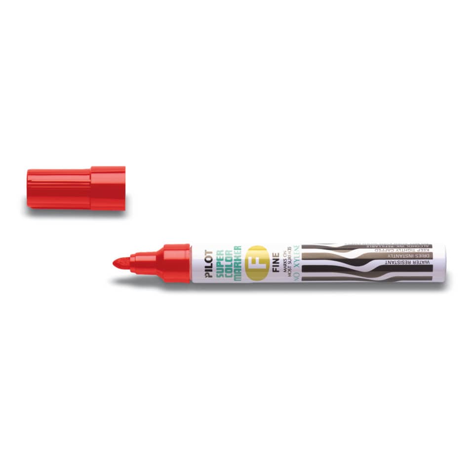 Marcatore punta tonda Pilot SCA 1,0 mm rosso 002413