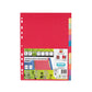 Divisore in cartoncino Favorit 12 tacche neutre colorate 21x29,7 cm assortiti 100204882