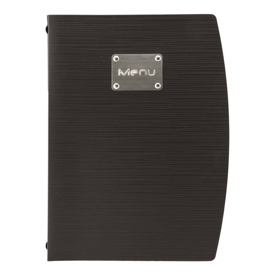 Portamenù Securit® Rio A4 nero  MC-RCA4-BL