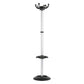 Appendiabiti da terra Unisit Jolly con portaombrelli h. 176 cm - 8 ganci grigio- APUJOLG