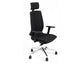 Sedia operativa girevole Unisit Larissa LR1SB con poggiatesta - rivestimento ignifugo nero - LR1SB/IN