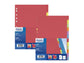 Divisore in cartoncino Favorit 6 tacche neutre colorate 21x29,7 cm assortiti 100204883