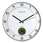Orologio da parete UNILUX Tempus con termometro digitale Ø 30,5 cm grigio metallizzato - 400094592