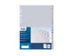 Divisore alfabetico Favorit 20 tacche A-Z - 22x30 cm grigio 400006691