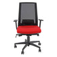 Sedia semidirezionale girevole Unisit Light LLN traslatore sedile rivestimento ignifugo rosso - con braccioli LLN/BR/IR