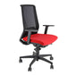 Sedia semidirezionale girevole Unisit Light LLN traslatore sedile rivestimento ignifugo rosso - con braccioli LLN/BR/IR