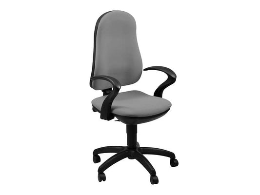 Sedia operativa girevole Unisit Ariel AICP Eco smart - rivestimento Eco grigio chiaro - AICP/EI