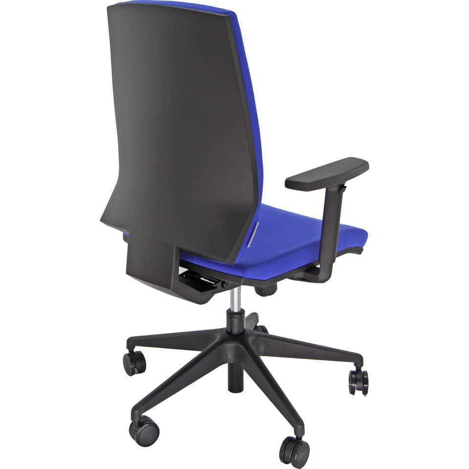 Sedia operativa girevole Unisit Larissa LR1SE - rivestimento ignifugo blu - LR1SE/IB