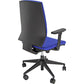 Sedia operativa girevole Unisit Larissa LR1SE - rivestimento ignifugo blu - LR1SE/IB
