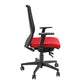 Sedia semidirezionale girevole Unisit Light LLN traslatore sedile rivestimento ignifugo rosso - con braccioli LLN/BR/IR
