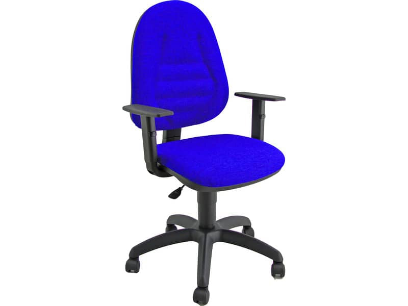 Sedia operativa girevole Unisit Metis MTPRO Eco Smart - rivestimento microfibra blu - MTPRO/MB