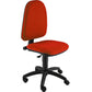 Sedia operativa girevole Unisit Jupiter JUSB/SB Eco smart - rivestimento Eco rosso - JUSB/SB/ER